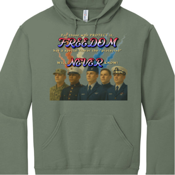 Military Green Heather - FRONT