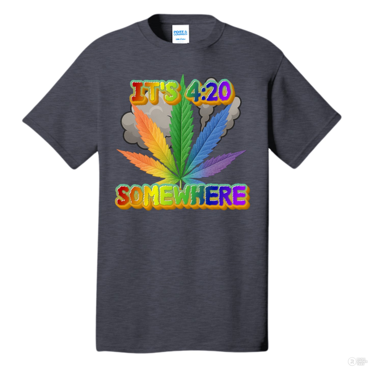 Heather Navy - FRONT