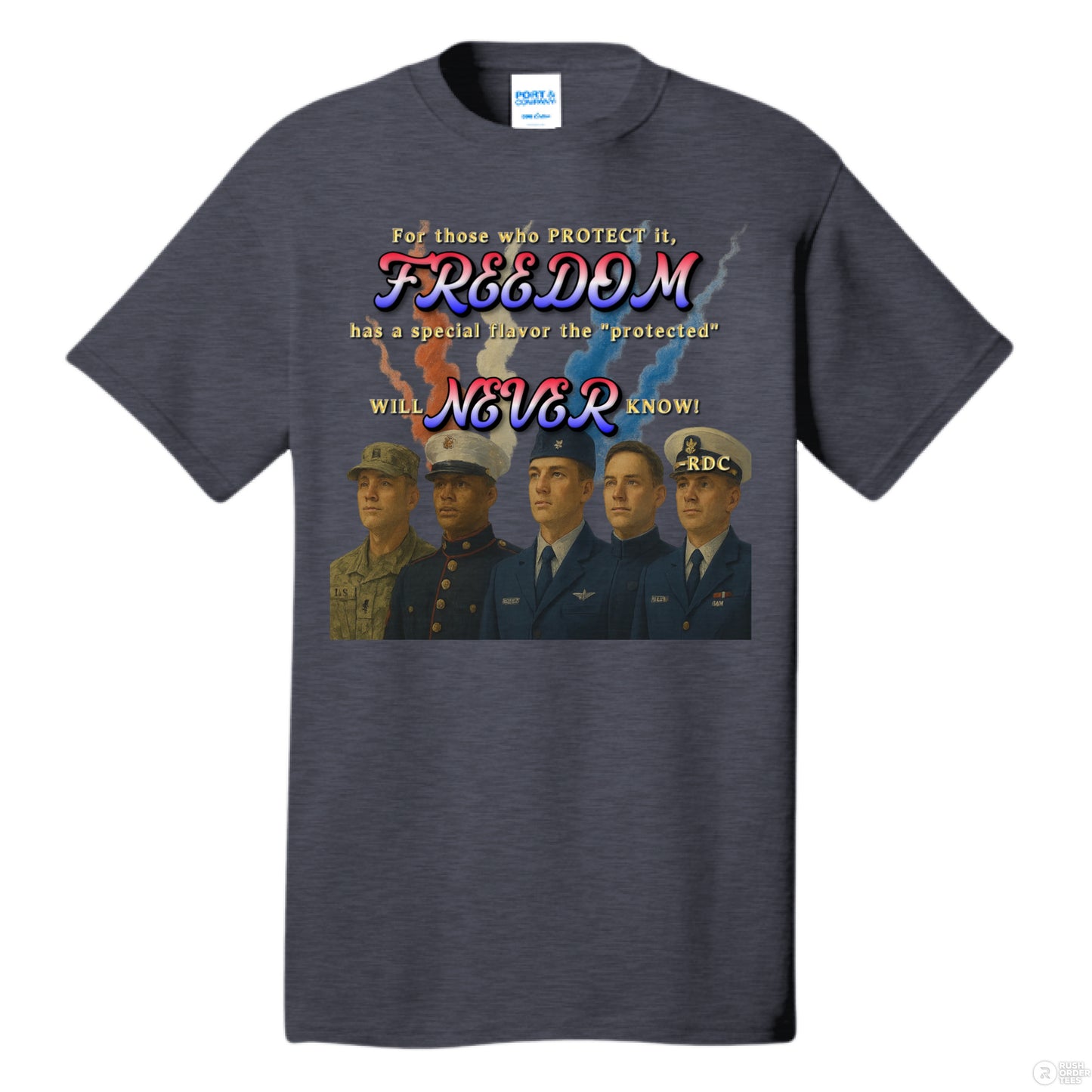 Heather Navy - FRONT