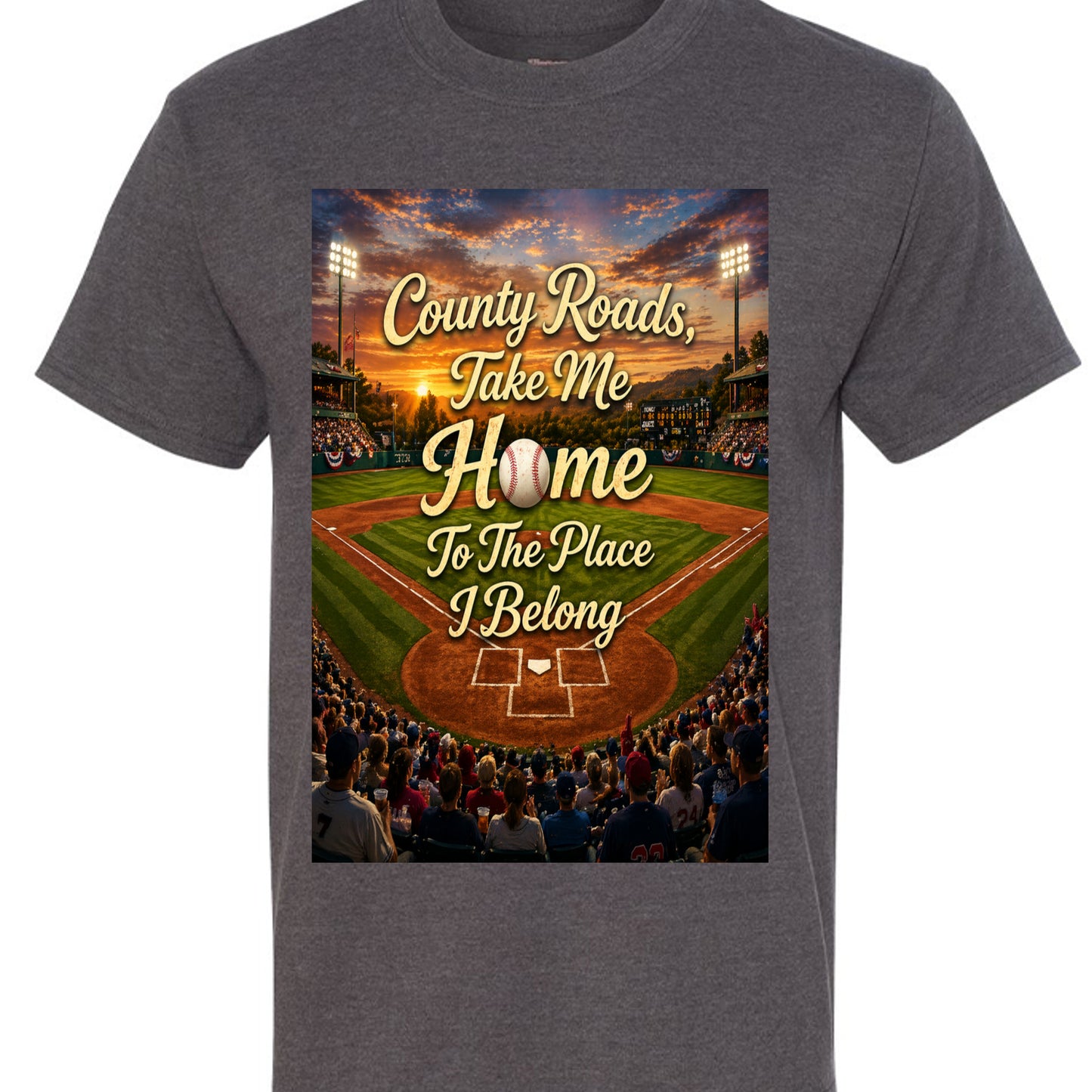 CHARCOAL HEATHER - 518T - FRONT