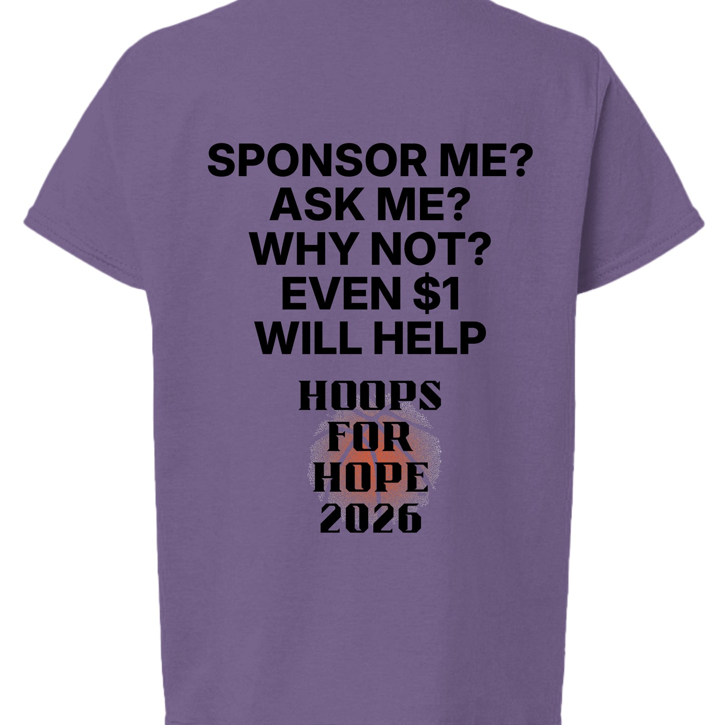 Heather Purple - G640B - BACK